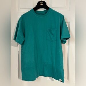 THE NORTH FACE Mens Standard Short Sleeve Pocket T-Shirt teal green size S EUC